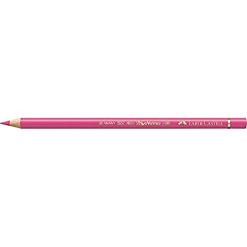 Faber-Castell Polychromos Artists' Single Pencil - Colour 128 Light Purple Pink