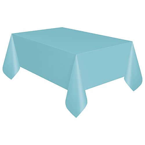 Unique Plastic Tablecloth-2.74 m x 1.37 m-Teal Colour