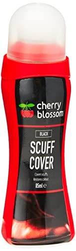 Cherry Blossom Mens Core Black Scuff Cover Polish Shoe Care Black