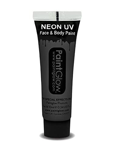 PaintGlow, Neon UV Face & Body Paint, Yellow, 13ml