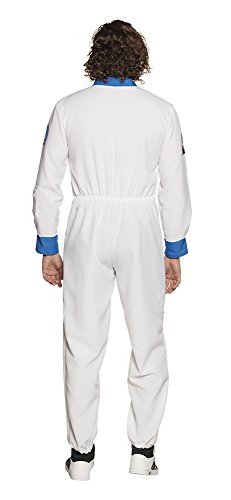 Boland Astronaut Costume in White, Size 50/52-54/56, Astronaut Jumpsuit for Men