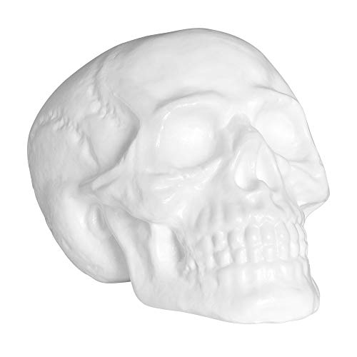 Widmann Activated Skull With Colour Changing Kaleidoscope Lights & Eerie Sound Sensor