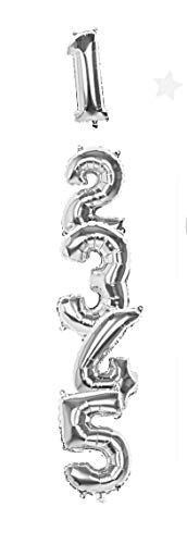 Boland balloon number '9' (36cm), pink