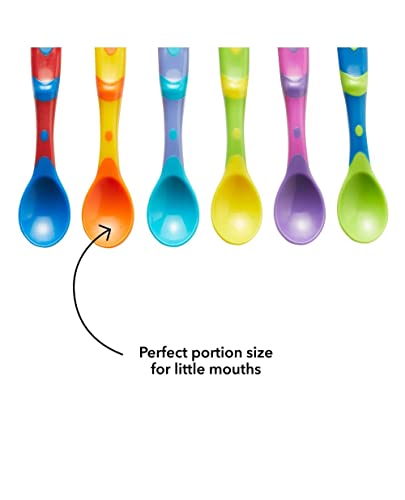 Nuby Muncheez Weaning Spoons, Pack of 6