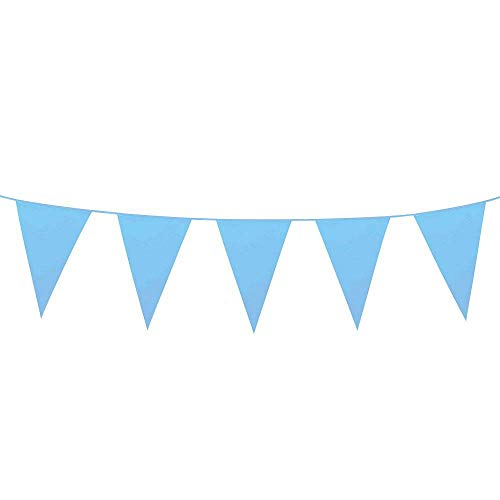 Boland Mini Flags Bunting In Sky Blue