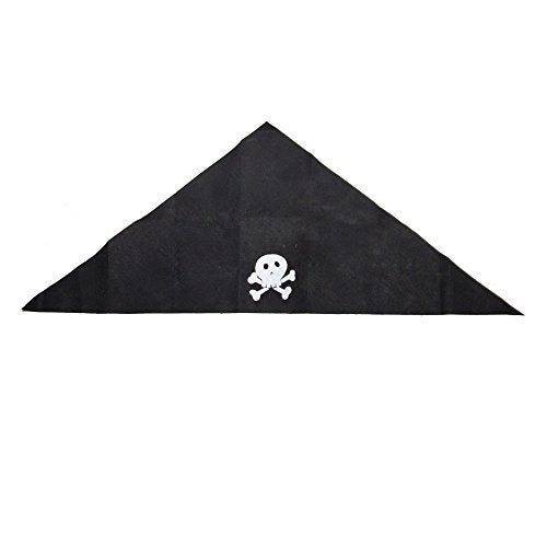 Black Kids Dress-Up Pirate Jolly Roger Bandana