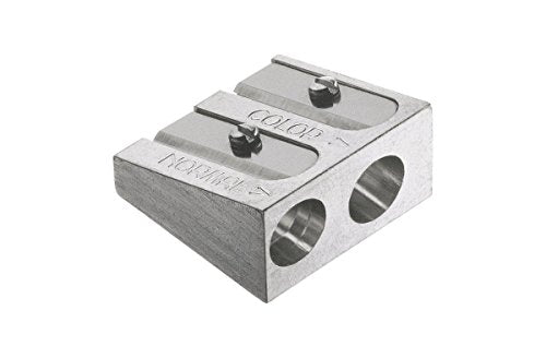 Faber-Castell Double Pencil Sharpener Metal for Colour and Chalk Pens