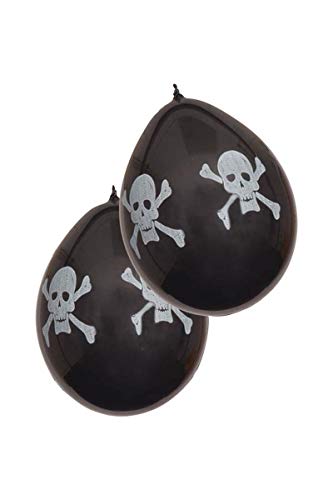 Pirates Classic double sided set 6 Latex balloons  ( 25 cm)