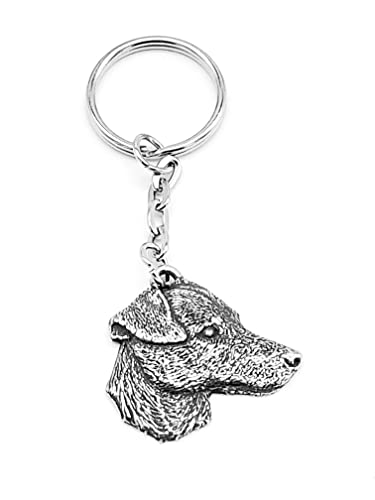 Pewter Jack Russell Dog Keyring