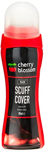 Cherry Blossom Mens Core Black Scuff Cover Polish Shoe Care Black