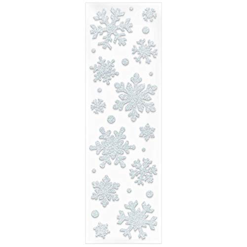 Amscan - Christmas Glitter Winter Village Window Cling Decorations