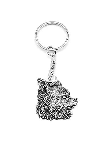 Pewter Cavalier King spaniel Dog Keyring