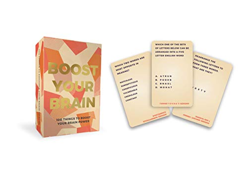 Gift Republic Orange Boost Brain Train Trivia Cards