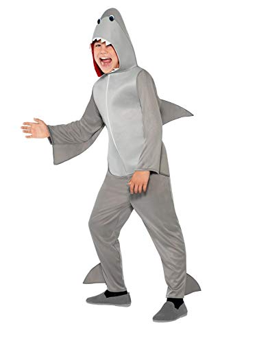 Smiffys Child Shark Onesie Costume Age MEDIUM