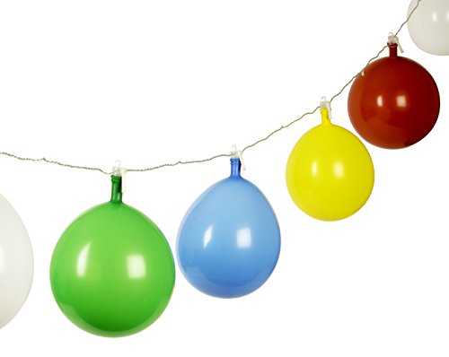 Funtime Gifts Balloon String Lights, Rubber Latex, Multi/Colour