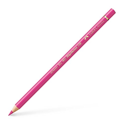 Faber-Castell Polychromos Artists' Single Pencil - Colour 128 Light Purple Pink