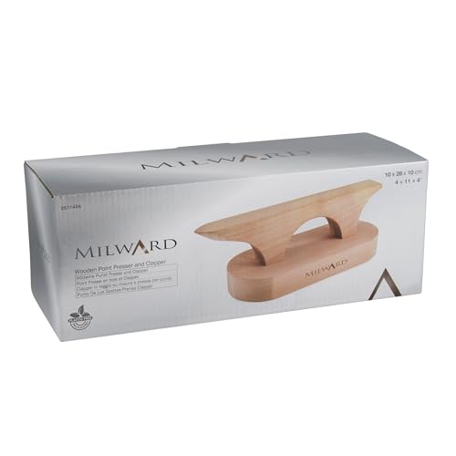 Milward Tailors Point Presser and Clapper, Seam Flattening, Steam Absorbing, for Sewing Quilting Dressmaking Embroidery