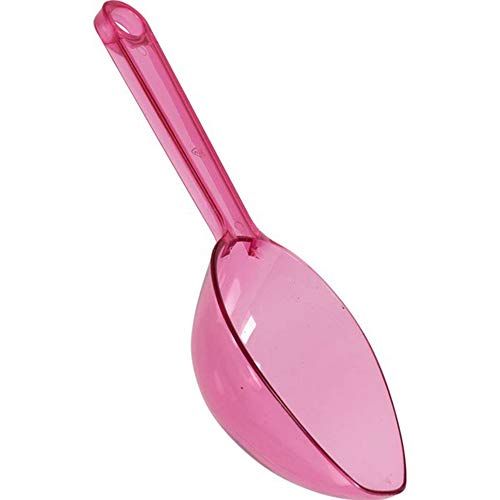 Amscan Bright Pink Plastic Candy Scoop 16.5cm-1 Pc