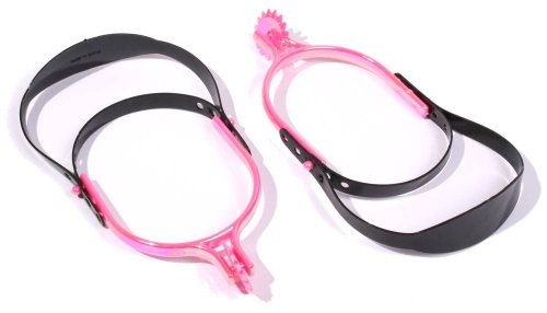 Bristol Novelty Pink And Black Cowgirl Spurs