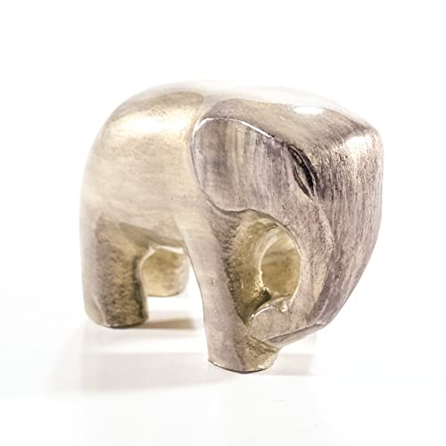 Eco-Friendly Recycled Aluminium Elephant (Handmade & Fairtrade) Statue Ornament Home Decoration