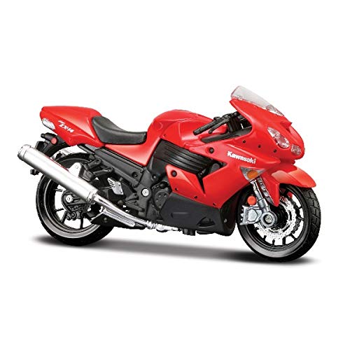 Maisto M34007-06187 1:18 Motorbike Kawasaki Ninja ZX-14R, Assorted Colours