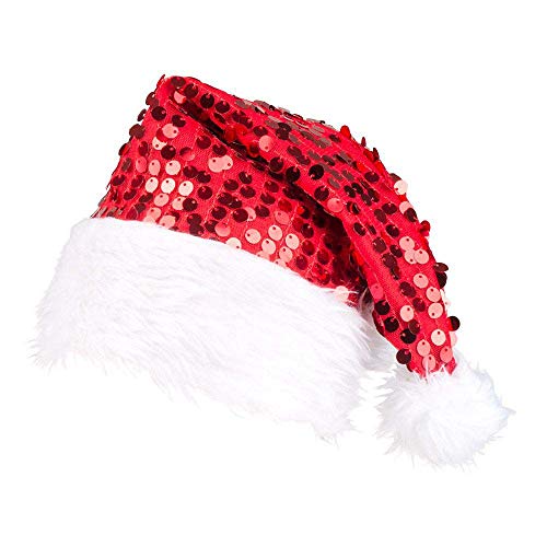 Boland  Christmas Hat with Red Sequins