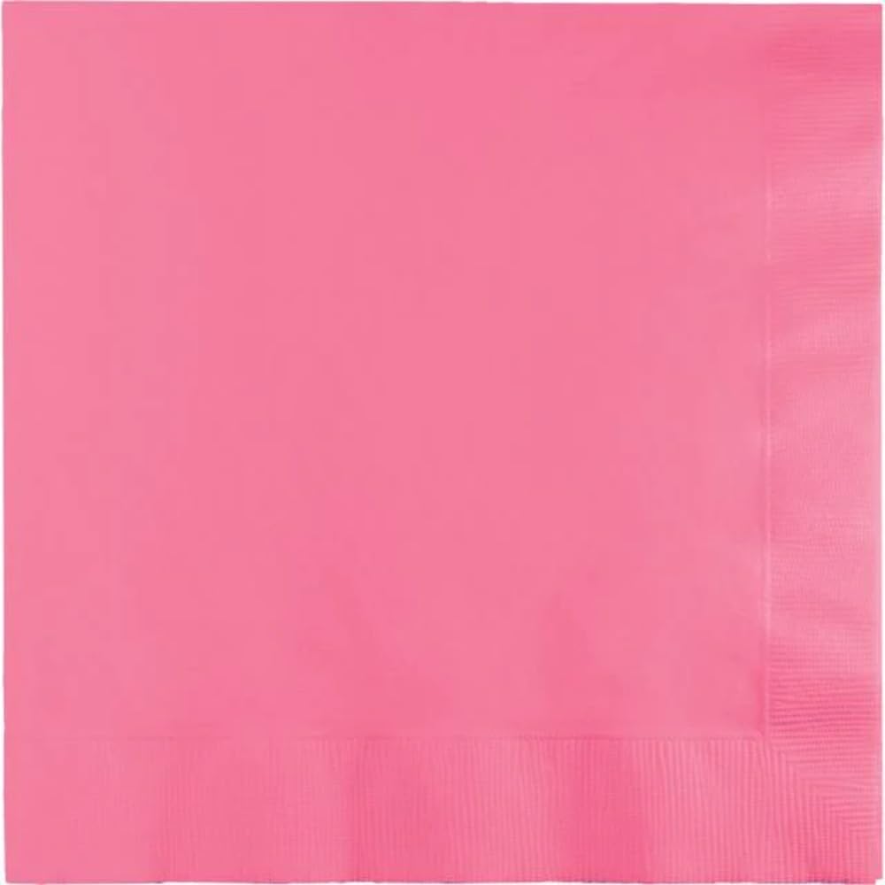 Candy Pink Party Napkins - Value Pack of 50