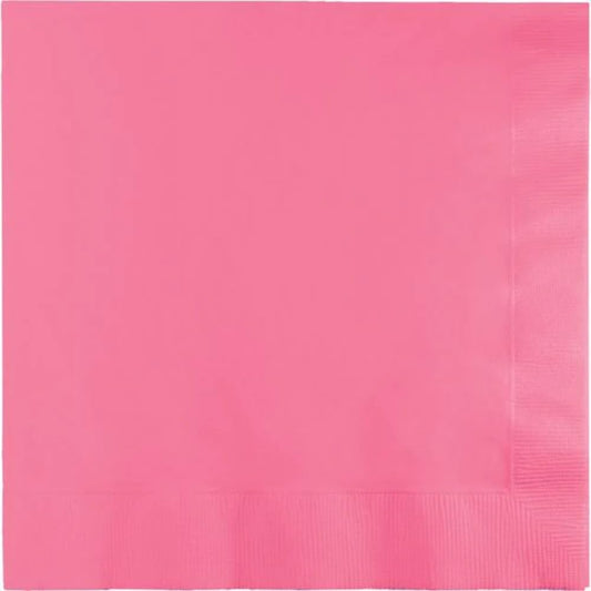 Candy Pink Party Napkins - Value Pack of 50