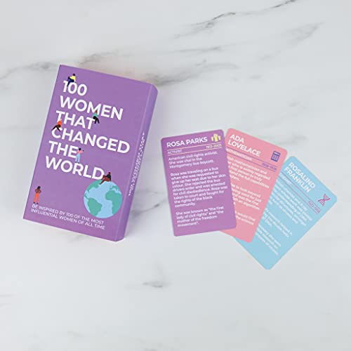 Gift Republic 100 Women That Changed the World Inspirational Cards Multicolor