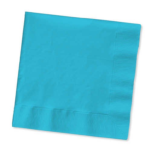 Creative Bermuda Blue Luncheon Napkin, 3 Ply, Solid (10pks Case)