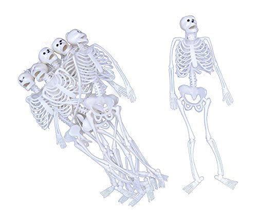 Bristol Novelty  Skeleton. White PVC 12"