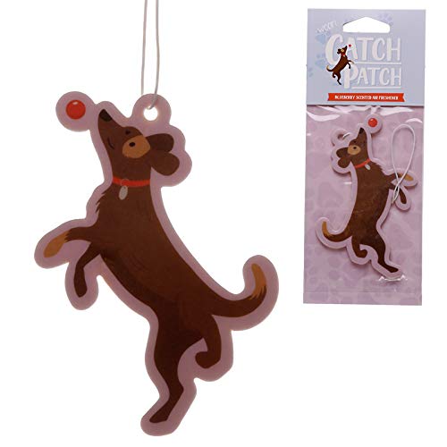Blueberry Scented Dog with Ball Air Freshener