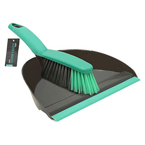 JVL Dustpan and Bristle Brush Set