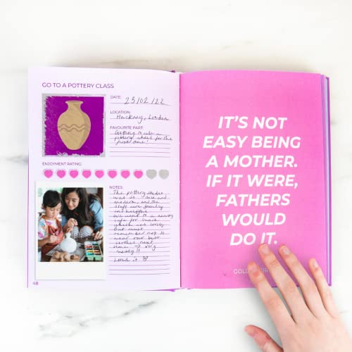 Gift Republic Scratch Off Book|Mum Edition|100 Things To Do Scratch Off, Pink, Medium