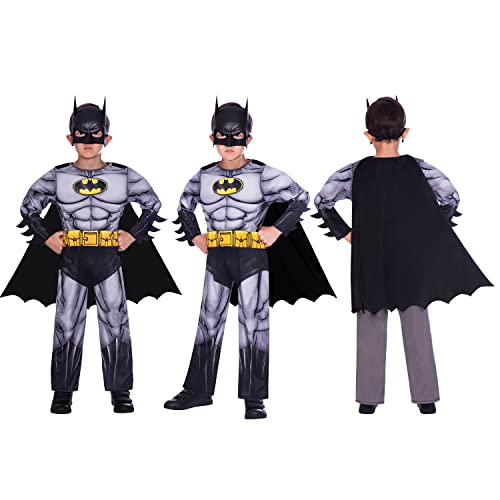 Amscan Official Warner Bros Batman Classic Fancy Dress Costume