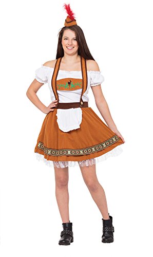 Bristol Novelty German County Bar Girl Costume, Size 10-14