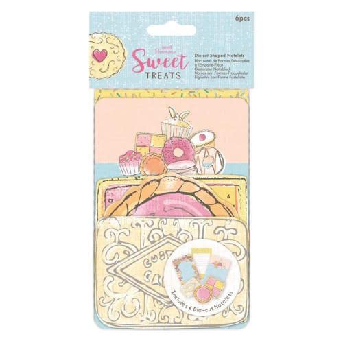 Papermania Die-Cut Notelets, Multi-Colour, One Size