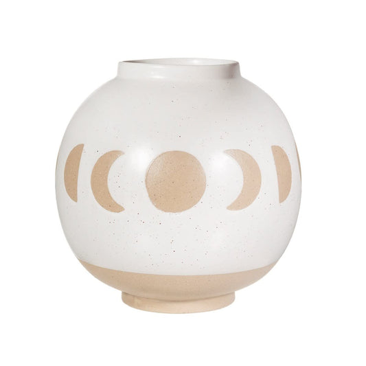 Sass & Belle Moon Phases Vase Large White