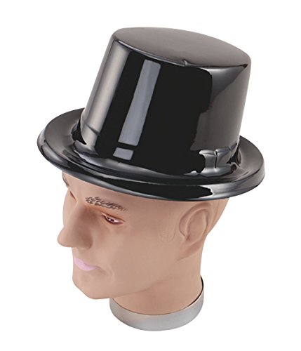 Bristol Novelty Black Plastic Top Hat