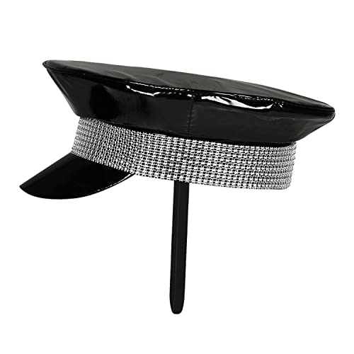 Boland ��� Black Rock Hat, Black / Silver with Elastic Band.