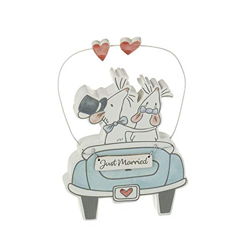 Heaven Sends Just Married Mr & Mrs Mouse in Car