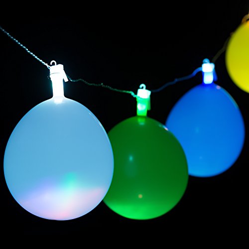 Funtime Gifts Balloon String Lights, Rubber Latex, Multi/Colour