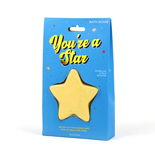 Gift Republic You are A Star Bath Bomb, Yellow/Gold Shimmer