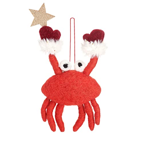 Sass & Belle Crab With Star Felt Decoration