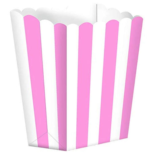 Candy Buffet Popcorn Treat Boxes Light Pink /5