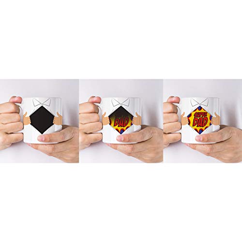 Superdad Hero Heat Reveal Mug