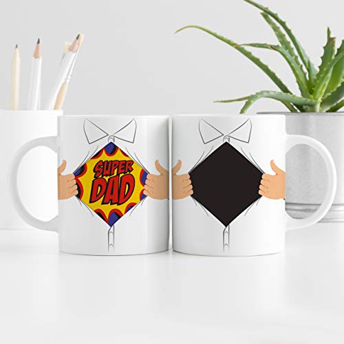 Superdad Hero Heat Reveal Mug