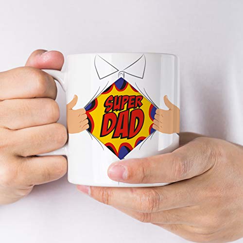 Superdad Hero Heat Reveal Mug