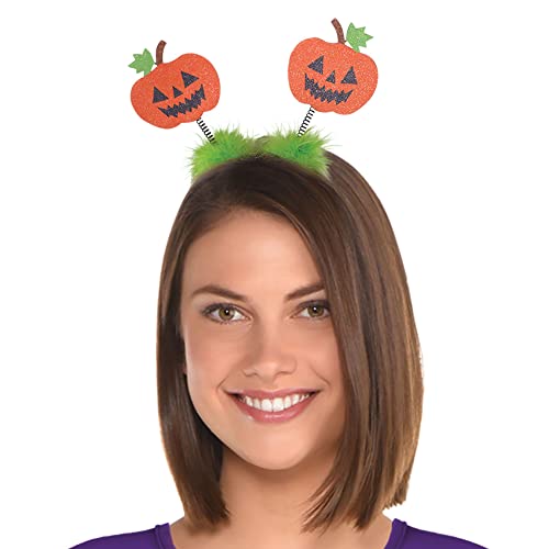 Amscan Halloween Pumpkin Head boppers, Multi-Coloured