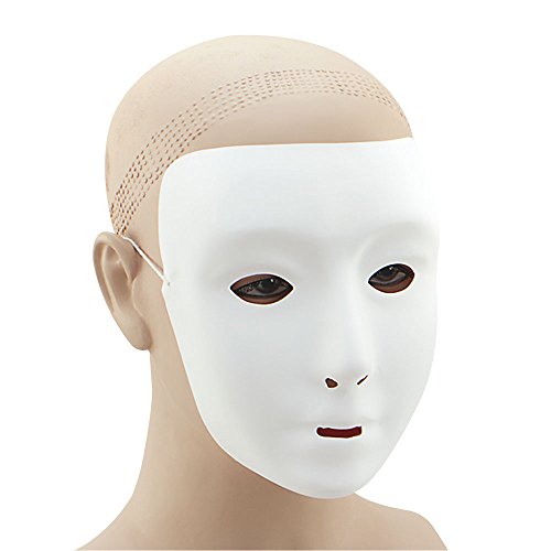 Bristol Novelty Plain White Face Mask